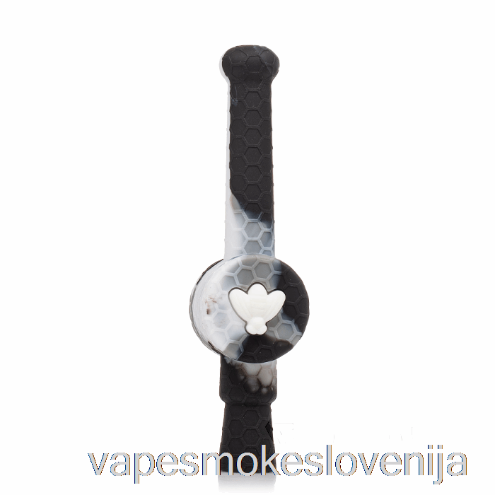 Vape Petrol Stratus Reclaimer Honey Dipper Silikonski Dab Slamnato Marmorno Siva (črna / Siva / Bela)